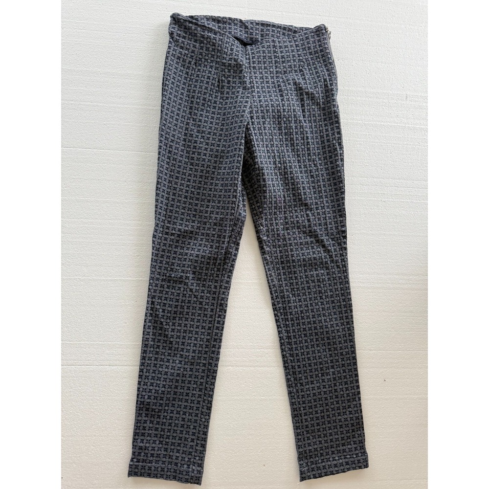 Bobeau Leggings Women's Medium Gray Textured Skinny Leg Casual Stretch Pull-On